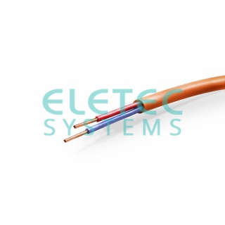 Кабель ЭЛЕТЭК КПС нг(А)-FRLS 1х2х0,5 мм2 (1х2х0,8 мм), 200 м