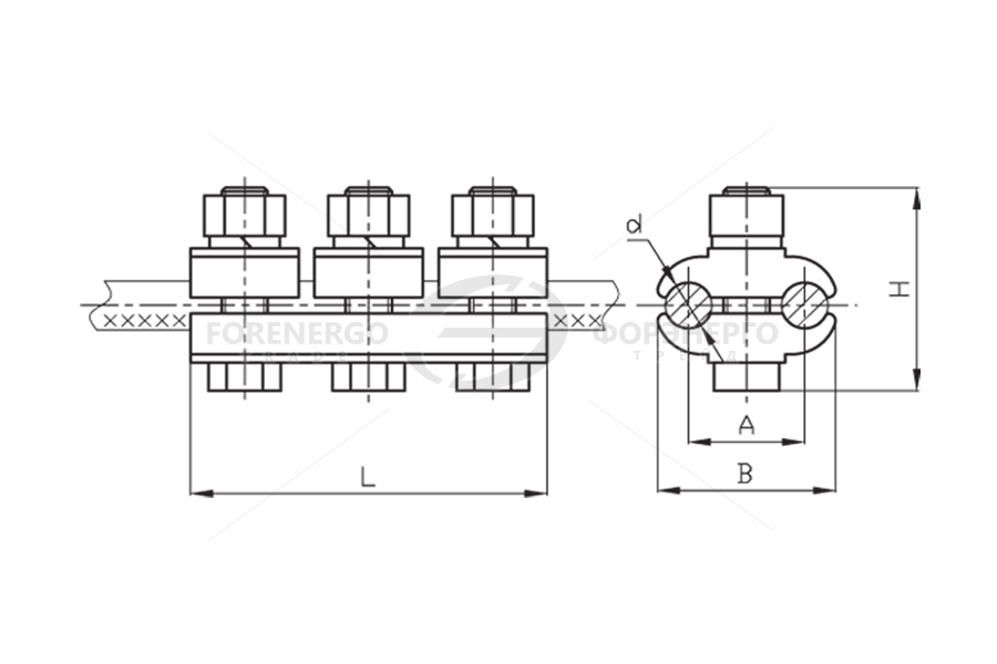 Зажим плашечный ПА-4-1 
